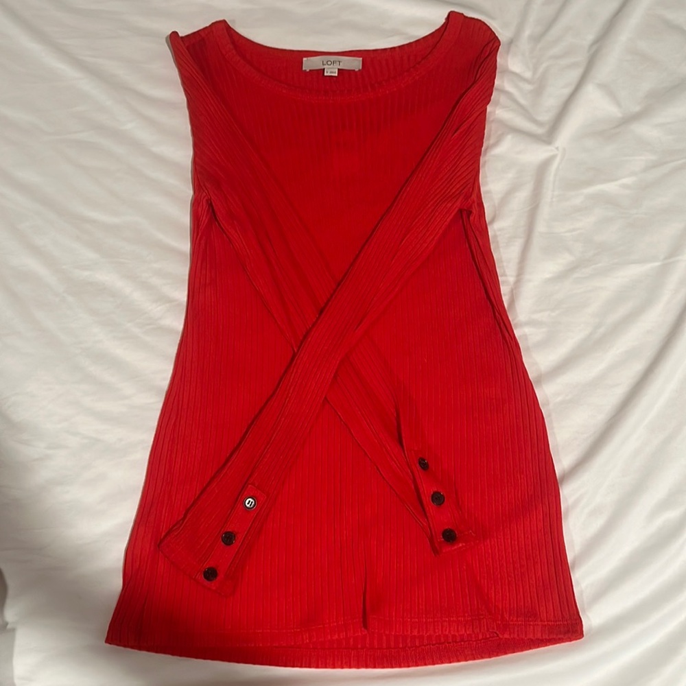 LOFT fitted longsleeve shirt